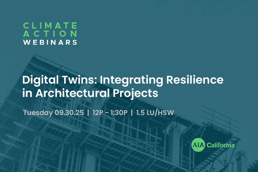 Image for the course: Digital Twins: Integrating Resilience in Architectural Projects